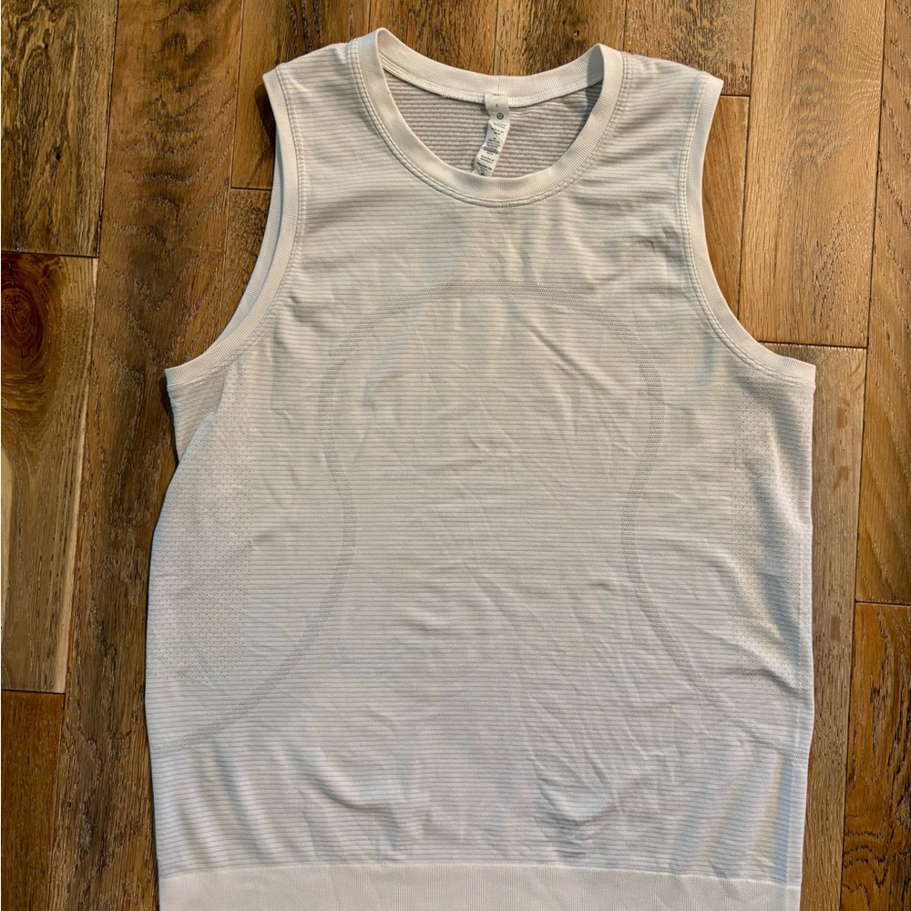 Lululemon Athletica White Tank Top